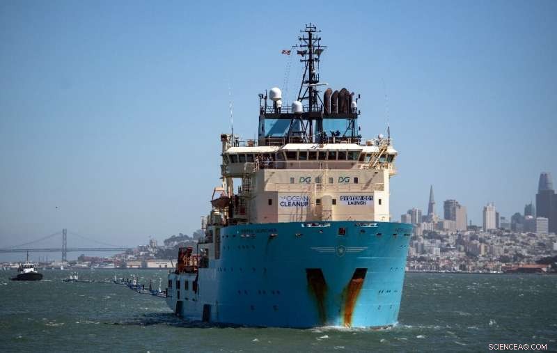 Ocean Cleanup Ship Collects First Plastic from Pacific Garbage Patch