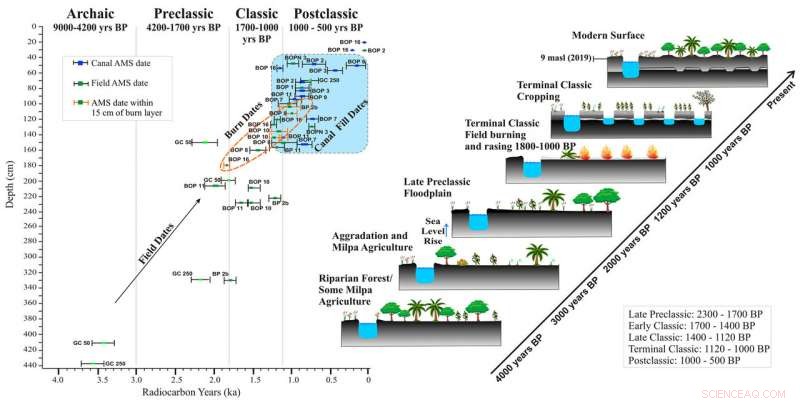 Ancient Maya Canals and Fields Revealed: Early, Extensive Impact on Tropical Forests