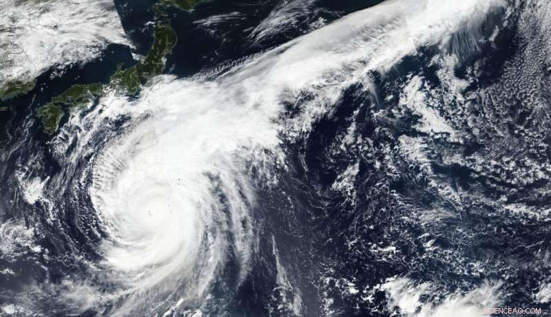 Suomi NPP Satellite Captures Complete View of Super Typhoon Hagibis in Three Orbits