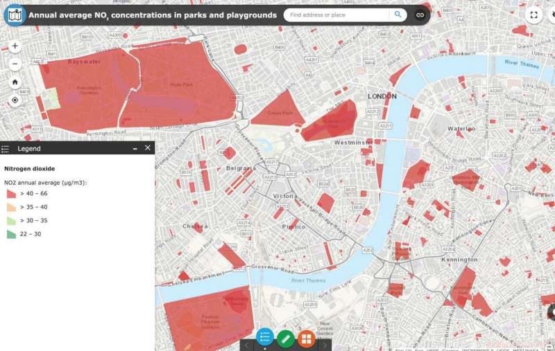 25% of London’s Green Spaces Exceed Air Quality Safety Standards