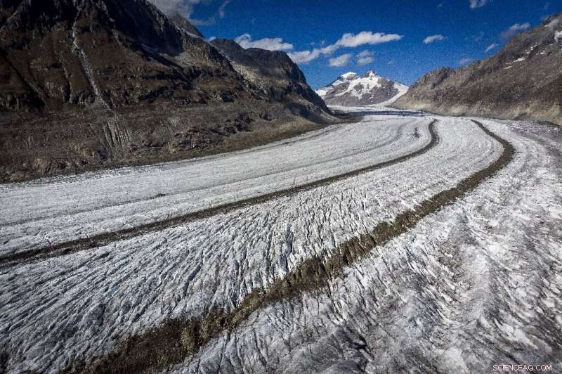 Swiss Glaciers Shrink 10% in Five Years, New Study Reveals