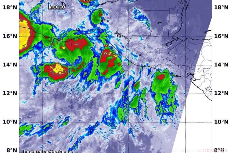NASA–NOAA Satellite Captures Final Surge of Tropical Depression 17E Before Dissipation