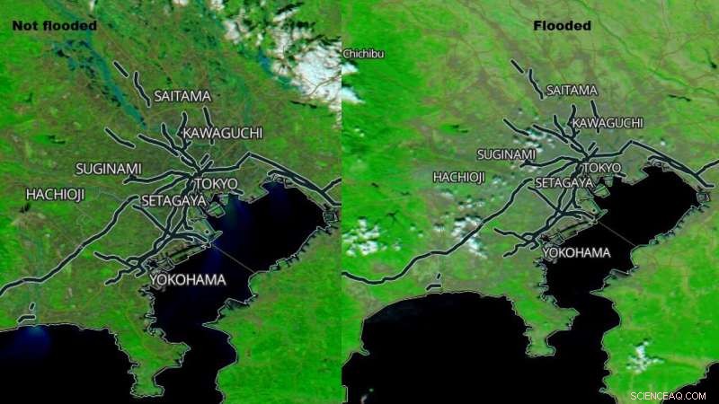 NASA’s Aqua Satellite Maps Extensive Flooding in Japan After Typhoon Hagibis