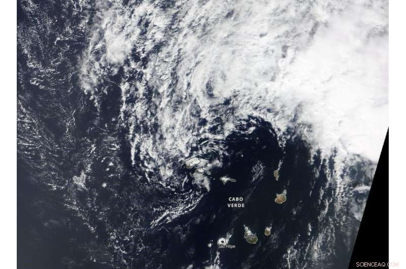 NASA’s Terra Satellite Observes Dissipation of Atlantic Tropical Depression 15