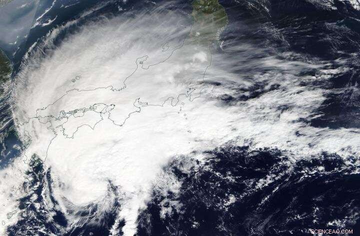 NASA Tracks Tropical Storm Neoguri’s Transition to an Extratropical Cyclone