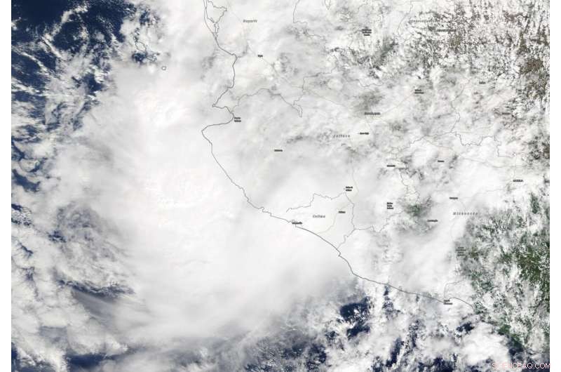NASA Captures Brief Landfall of Tropical Storm Priscilla on Mexico’s Western Coast