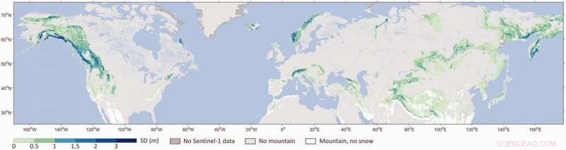 Scientists Employ Satellite Data to Accurately Measure Snow Depth Across 700+ Mountain Ranges