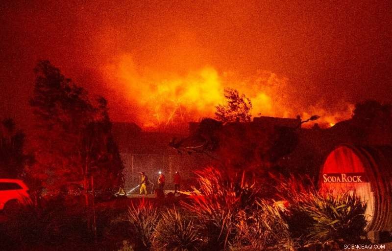 Wildfire Forces Evacuations Near Getty Center in Los Angeles
