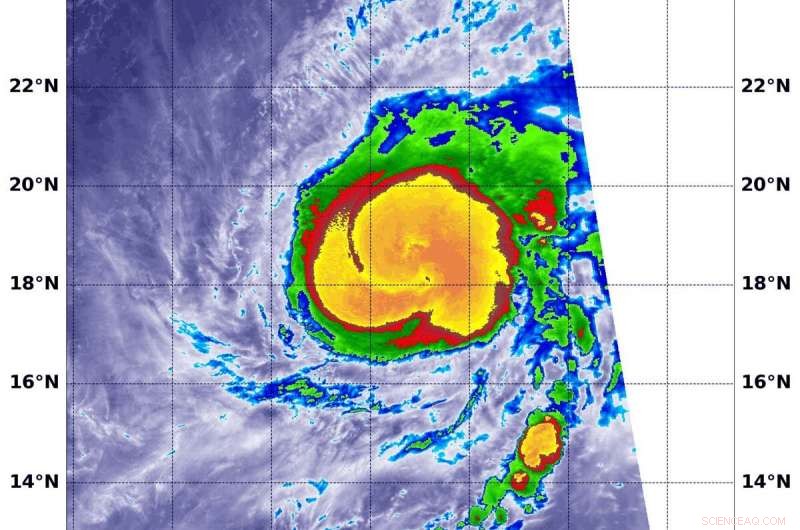 NASA Uses Infrared Imaging to Analyze Typhoon Halong