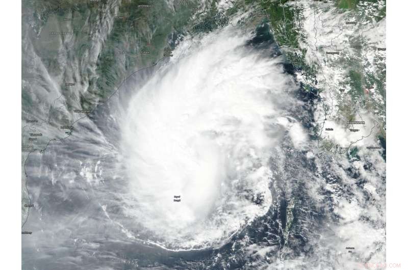 NASA Captures Detailed Image of Tropical Storm Matmo Over Bay of Bengal