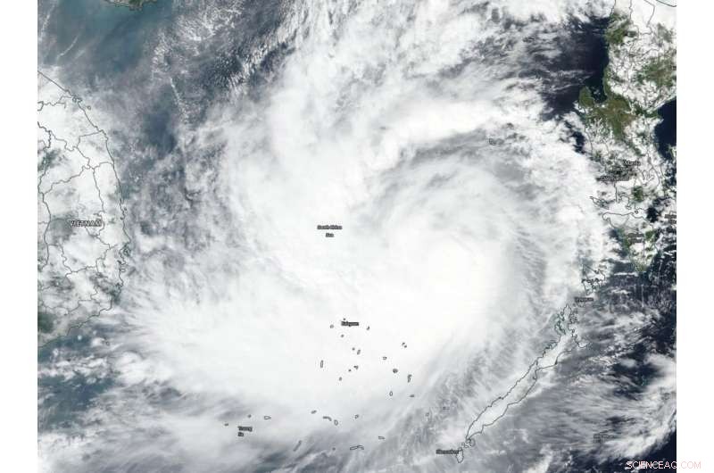 NASA Tracks Typhoon Nakri Intensifying Over South China Sea