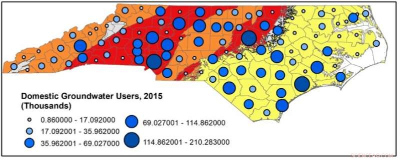 Half of Piedmont Drinking Wells Likely to Exceed North Carolina Hexavalent Chromium Limits