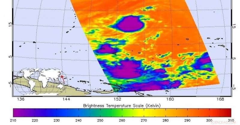 NASA Infrared Analysis Reveals Intensity of Tropical Storm Fengshen