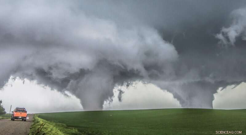 Anvil Cloud Size Predicts Tornado Strength