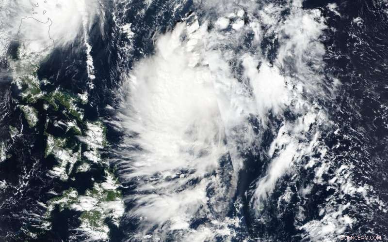 NASA’s Terra Satellite Tracks Typhoon Kalmaegi Threatening Northern Philippines