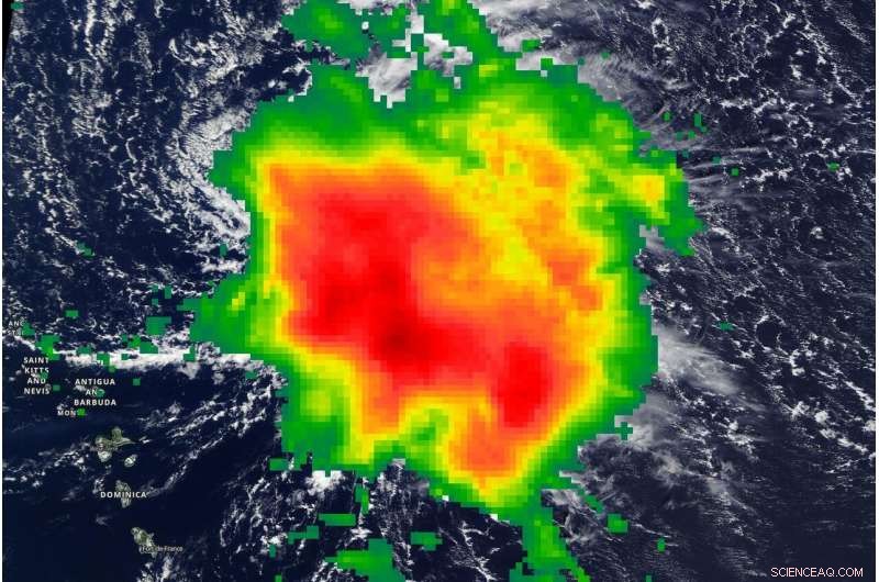 NASA Estimates 17 mm/hr Rainfall Rates for Tropical Storm Sebastien