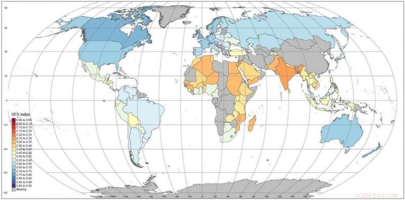 Global Food Sustainability Index: New World Map Ranks Nations