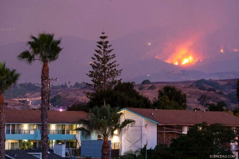 California Firefighters Contain Rapidly Spreading Brushfire Near Santa Barbara