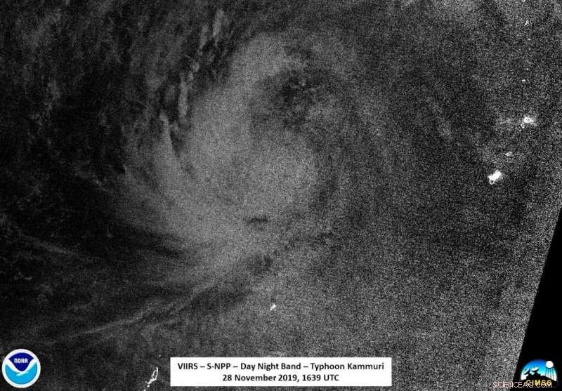 NASA‑NOAA Satellite Observes Intensifying Typhoon Kammuri via VIIRS Imaging