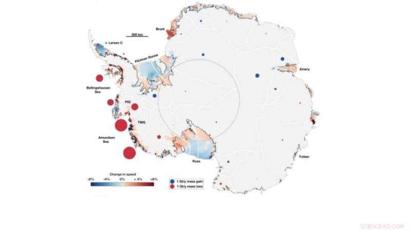 New Study Links Antarctic Ice Shelf Thinning to Accelerated Ice Loss into the Ocean