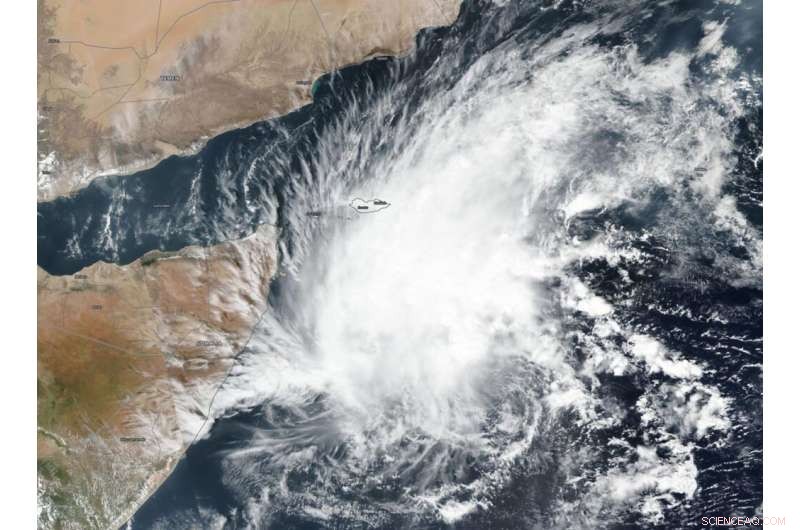 NASA‑NOAA Satellite Detects Formation of Tropical Cyclone 06A in the Arabian Sea