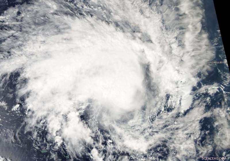 NASA Reports Consolidation of Tropical Cyclone 02S in the Southern Indian Ocean