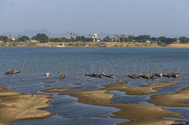 Mekong River’s Aquamarine Glow Signals Upstream Dam Impact