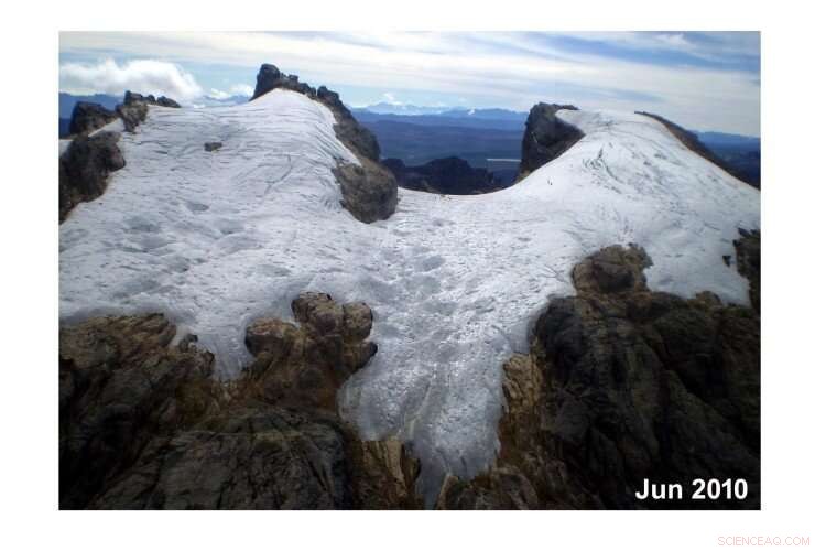 Tropical Glaciers in the Pacific Face Rapid Melting: Last Glaciers at Risk of Vanishing Within a Decade
