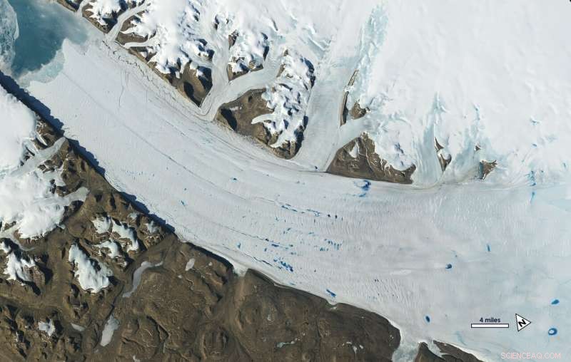 Tracking Ice Dynamics: Satellite Surveillance Reveals Decades of Glacier Change