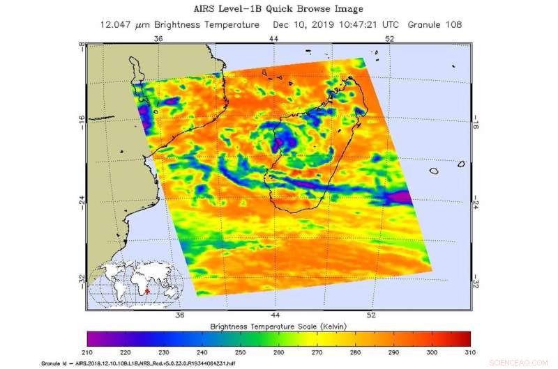 NASA Reports Reduced Heavy Rainfall Potential for Tropical Storm Belna