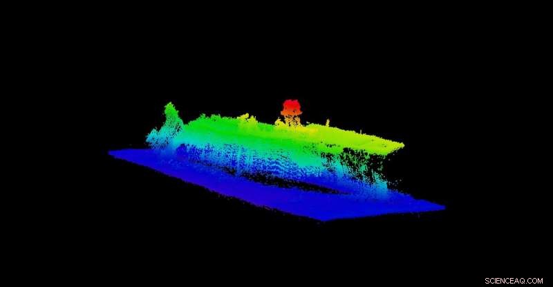 Sonar Study Maps 1946 Bikini Atoll A-Bomb Crater
