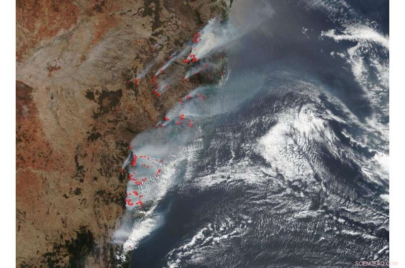 Suomi NPP Satellite Images Capture Ongoing New South Wales Fires