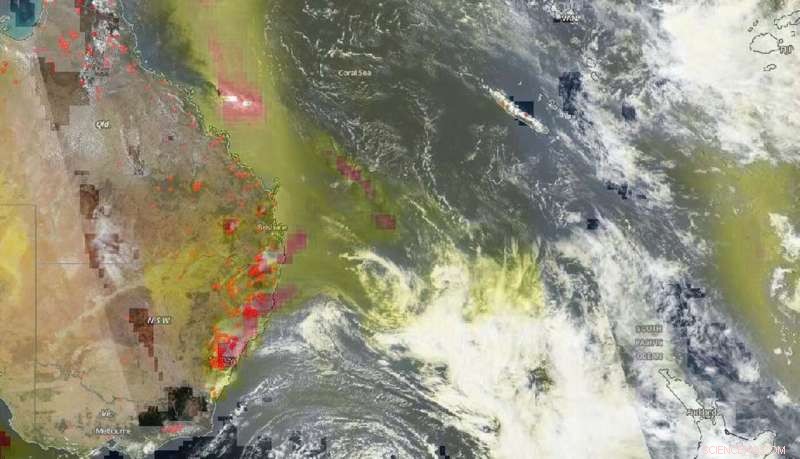 Suomi NPP Satellite Images Capture Ongoing New South Wales Fires