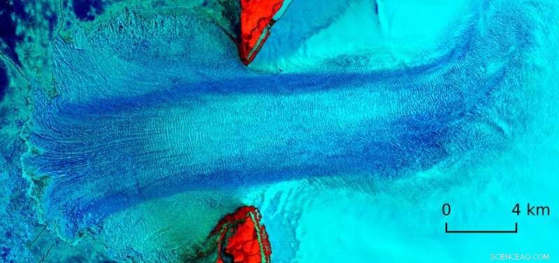 Rare Glacier Flow Provides First Insight into Ice Stream Formation