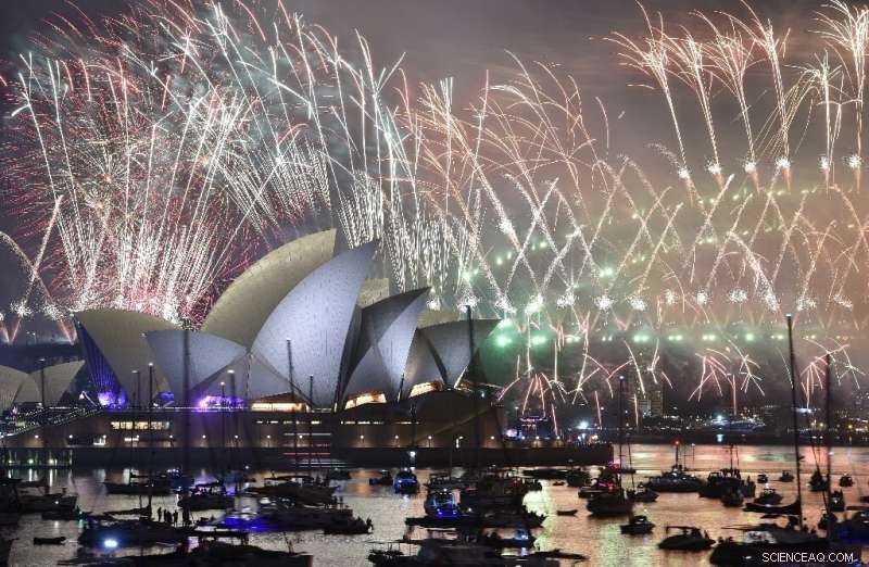 Sydney Rings in New Year with Spectacular Fireworks Amid Smoke