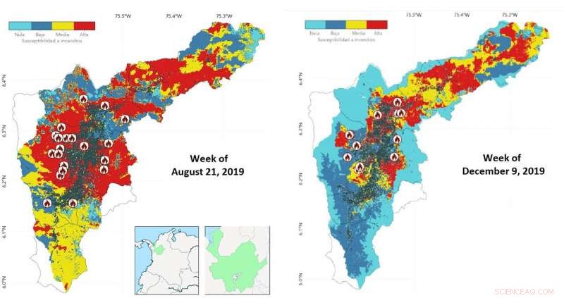 Advanced Wildfire Modeling Enhances Fire Prediction Accuracy in Colombia s Aburrá Valley