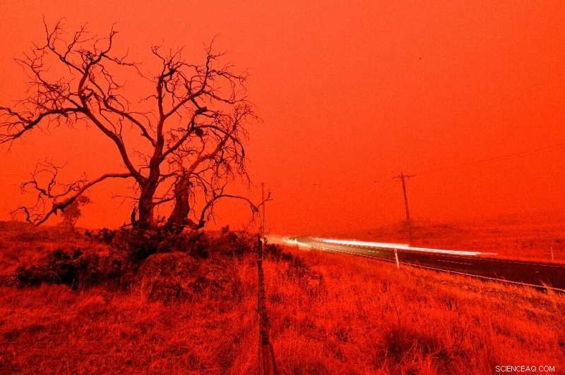 Gale-Force Winds Turn Australian Fires into Mega Blaze