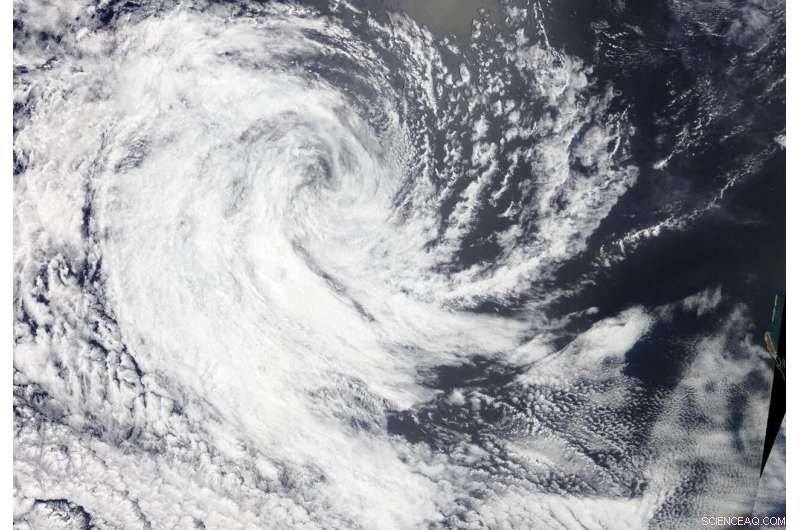 NASA Satellites Document the Dissipation of Tropical Cyclone Claudia
