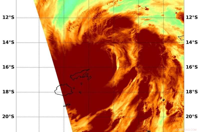 NASA Satellite Images Warn of Heavy Rain from Cyclone Tino Over Fiji