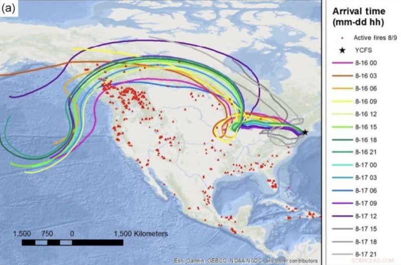 New York City Air Quality Affected by Distant Wildfires – New Study Reveals Long-Range Smoke Transport