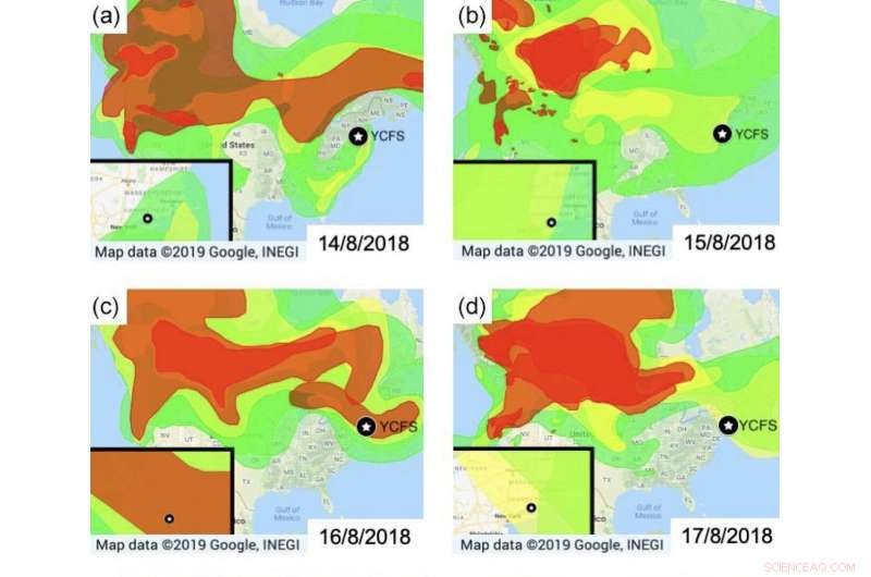 New York City Air Quality Affected by Distant Wildfires – New Study Reveals Long-Range Smoke Transport