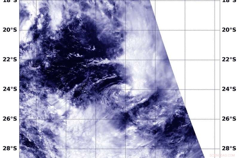 NASA Identifies Wind Shear Influence on Tropical Cyclone 09S
