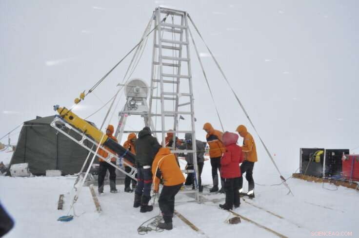 First-Ever Drill on Remote Antarctic Glacier Advances Climate Research