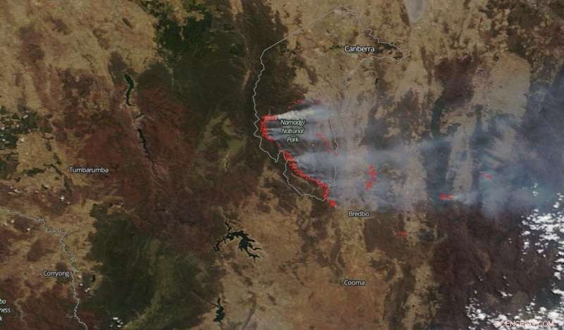 Australia s Orroral Valley Fire Devastates 155,000 Acres in One Week