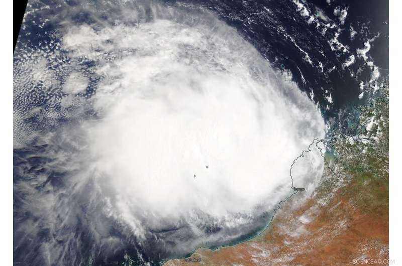 NASA Detects Formation of Tropical Storm Damien off Western Australia s Pilbara Coast