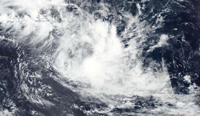 NASA Satellite Detects Wind Shear Disrupting Tropical Storm Francisco