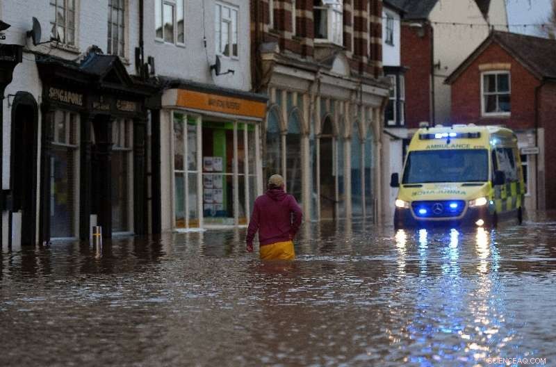 Storm Dennis Causes Widespread Flooding Across the UK and France