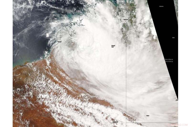 NASA tracks former Tropical Cyclone Esther’s inland retreat