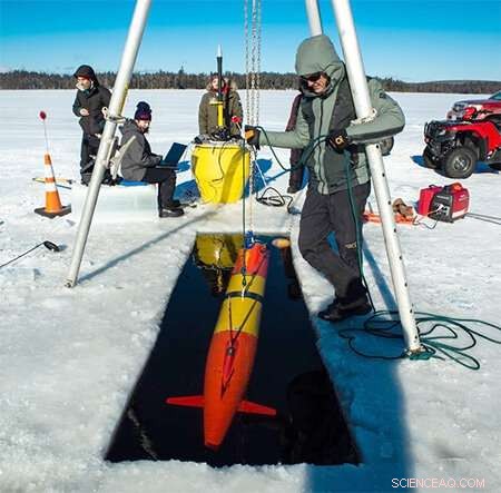 Robotic Sensors Detect Oil Spills and Algal Blooms in the Ice-Covered Arctic