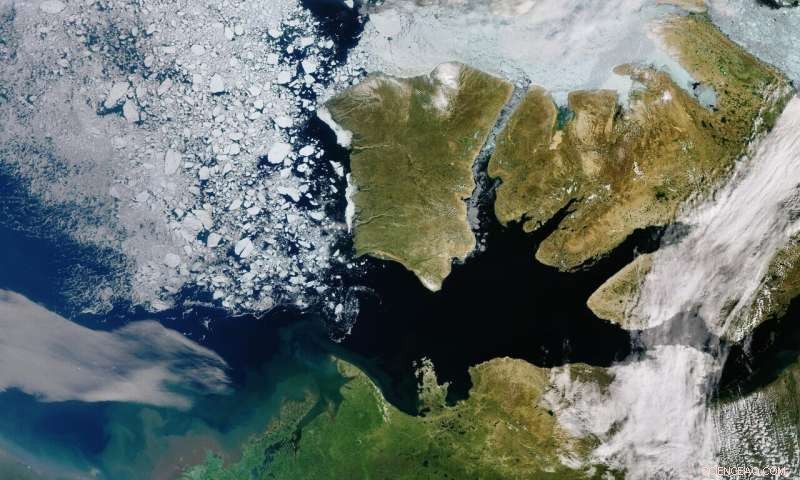 Exploring the Canadian Arctic Archipelago via Copernicus Sentinel-3 Data